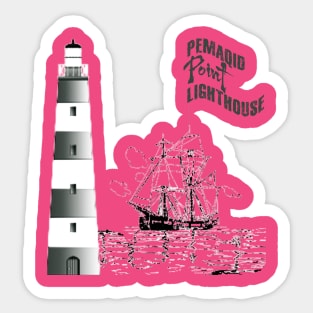 Pemaquid point lighthouse Sticker